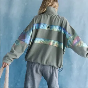 FREE PEOPLE MOVEMENT Away We Go Half Zip Iridescent Sage Stone Size M NEW thumbnail 4