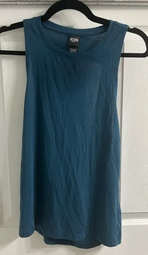 Victoria’s secret sport teal open back active wear top thumbnail 1