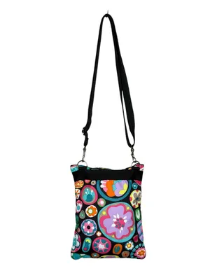 LeSportSac ✿ Crossbody Bag Festival Handbag ✿ Mixed Multi Floral Print ✿ 3X Zip thumbnail 4