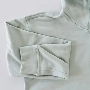 Lululemon All Yours Cropped Hoodie Ocean Air Blue Size 6 Oversized Sweatshirt thumbnail 4
