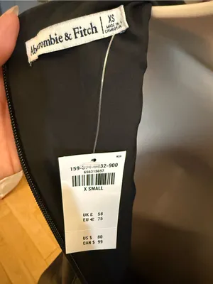 ✨NWT Abercrombie & Fitch Sleeveless Faux Leather Mini Dress XS✨ thumbnail 4