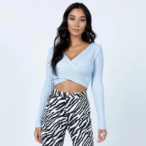 Princess Polly Samson Long Sleeve Top in Blue Size M/L New with tag thumbnail 2