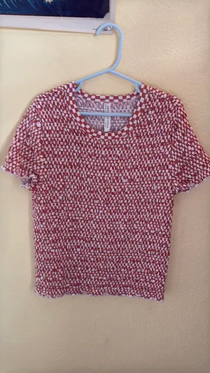 American Eagle Orange Striped Top thumbnail 10