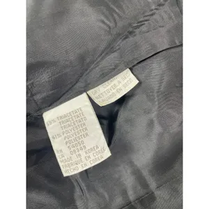 Jones New York Blazer Vest Size 8 Black Gold Zipper Detail 90s thumbnail 5