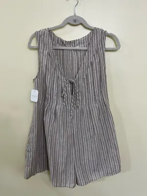 NEW Altar’d State Striped Romper Size Medium Available NWT thumbnail 2