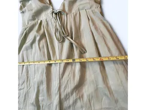 Lulus light sage cottagecore fairy wide leg jumpsuit Size XL thumbnail 4