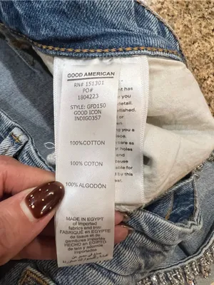 GOOD AMERICAN Good Icon Straight Diamond Jeans Size 4/27 NWOT thumbnail 10