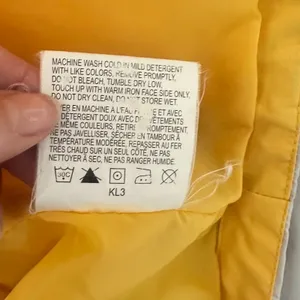Columbia Packable Windbreaker‎ Jacket Womens Large Yellow Grey Hooded Full Zip thumbnail 8