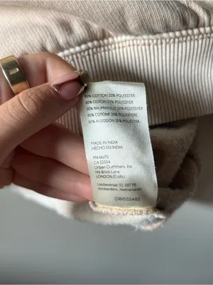 We The Free “Nikki” Cropped Cream Sweatshirt thumbnail 6