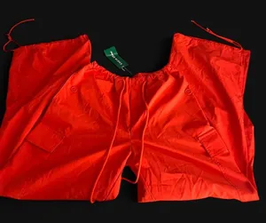 Shein Women's Red and Orange Trousers thumbnail 1