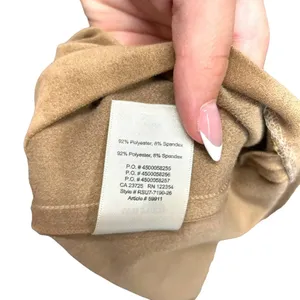 Aritzia Wilfred Free Vegan Suede Tan‎ Straight Skirt Size 2 thumbnail 6