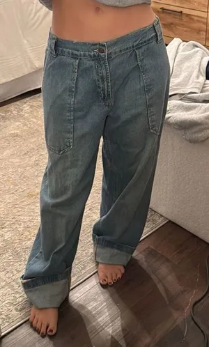Free People Low rise baggy Jeans thumbnail 1