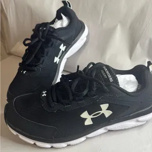 Under Armour Black Sneakers with White Logo thumbnail 1