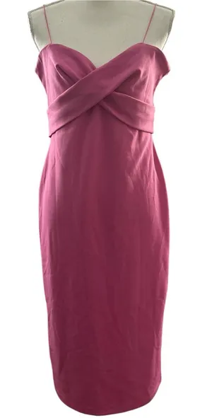 Nordstrom Love x Design Pink Spaghetti-Strap Midi Dress thumbnail 1