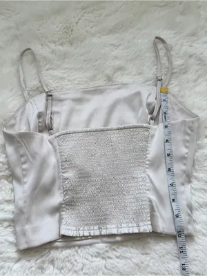 Women’s Cream Satin Square thumbnail 2