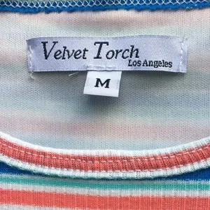 NWT Velvet Torch LA Striped Long Sleeve Dress M v6x thumbnail 3