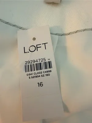 Loft Women's Double-Breasted White Linen Blend Blazer NWT thumbnail 5