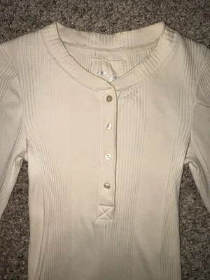 Aerie Ribbed Henley Long Sleeve thumbnail 2