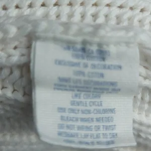 Aerie Cable Knit Cream Sweater Vest XS GrandmaCore Cozy Comfy Winter Cabincore thumbnail 11