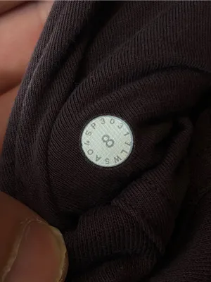 Lululemon warm down cuffed cozy comfortable pelt sweatpants joggers size 8 thumbnail 2