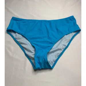 Cupshe Bright Blue Ruffle Sleeve Tankini Set High Waisted Ruched Swimsuit L thumbnail 5