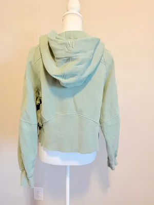 Lululemon Oversized Full-Zip Hoodie Scuba size xs/s in green/gold thumbnail 12
