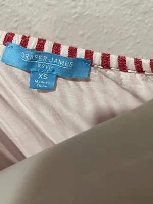 Draper James Red Striped Maxi Dress Size XS thumbnail 3