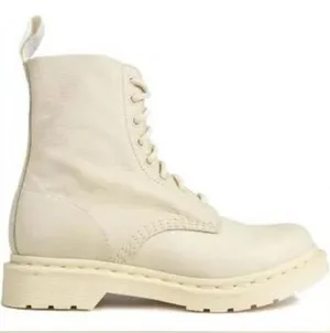 Dr. Martens 1460 Pascal‎ Mono lace up boots white off white size 7 thumbnail 1