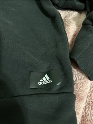 Adidas Black Logo Hoodie - Unisex Pullover Sweatshirt thumbnail 8