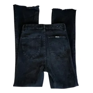 Rolla’s Women’s East Coast High Rise Black Denim Cropped Bootcut Jeans Size 27 thumbnail 10