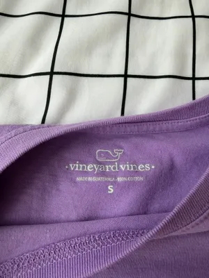 Purple Vineyard Vines Shirt thumbnail 2