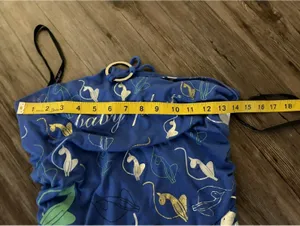 Y2K Rare Vintage Baby Phat Blue Tie Neck Halter Top Sz M thumbnail 4