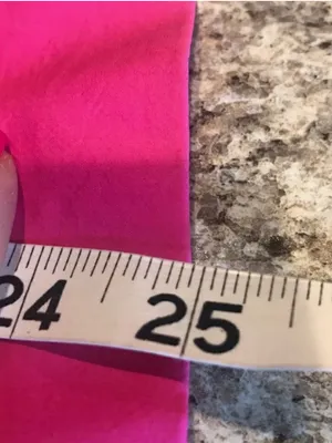 Feminine Ruffled V-Neck Peplum Blouse in Hot Pink thumbnail 10
