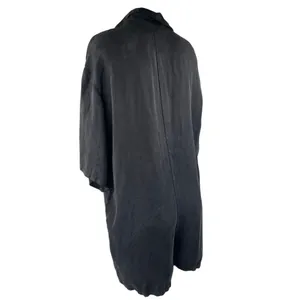 Zara Women's Black Button Front 3/4 Sleeve Wide Leg Shirt Jumpsuit Romper Size S thumbnail 2