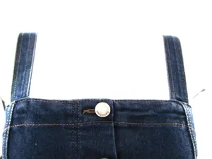 Tinseltown Juniors Denim Button‑Front Utility Pocket Dress NWT Pasero Wash XS thumbnail 2