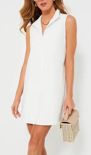 TUCKERNUCK White Sleeveless Charlie‎ Dress L thumbnail 1