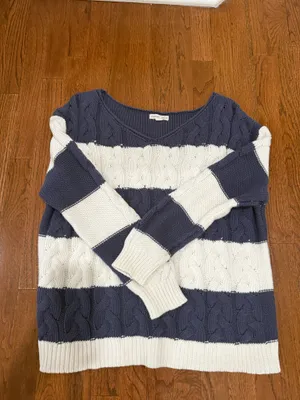 Aeropostale Women’s air pastel off the shoulder sweater thumbnail 3