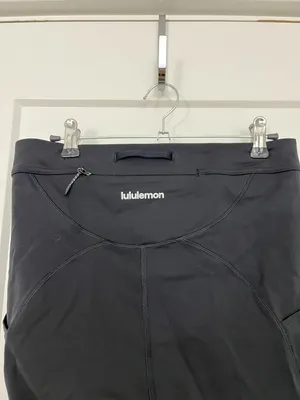 NWT Lululemon Fast and Free HR Tight 25" Drawcord Size 8 Black thumbnail 5
