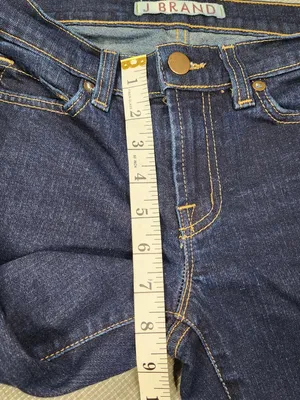 J Brand Women’s Dark Blue Flare Jeans Size 24 thumbnail 7