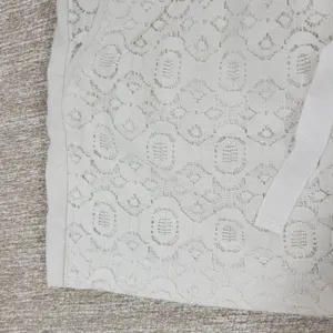 Ann Taylor LOFT Lace Shorts Womens 12 White Loose Elastic Waist Resort Vacation thumbnail 9