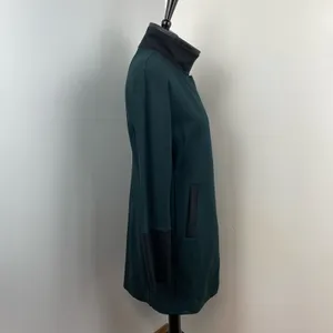 New CABI Dark Green Renaissance Asymmetrical Zip Long Jacket Small 3725 thumbnail 9