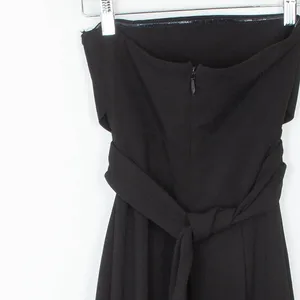 Lulus Womens Evening Maxi Dress XS Black Strapless Crisscross‎ Front Slit thumbnail 10