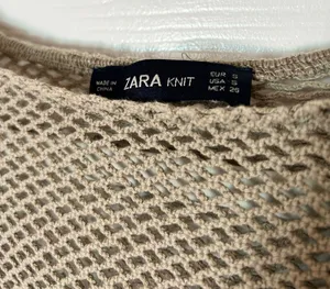 Zara Cropped Knitted Sweater Cover Up thumbnail 2