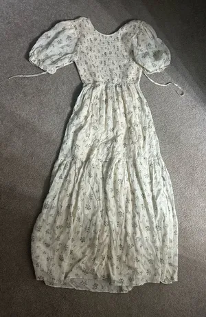floral maxi dress White Size XS thumbnail 1