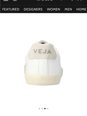 Veja Esplar Leather Sneakers in White thumbnail 3