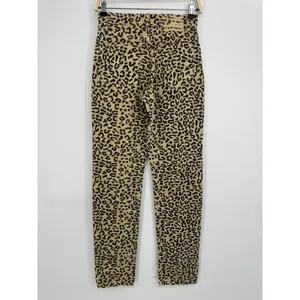 Revice Uptown On The Spot Leopard Animal Print‎ Jeans 25 Tan Punk Indie Sleaze thumbnail 9