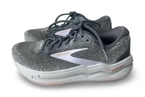 Brooks Ghost Max 2 Women’s Running Shoes Gray White Cushioned Sneakers Size 10 B thumbnail 1