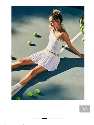 Nwot Free People Movement Zephyr Pleated Sporty Skort Tennis Shorts summer $88 thumbnail 2