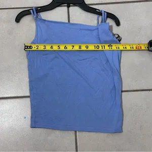Forever 21 Women blue‎ Tank Top size small thumbnail 6