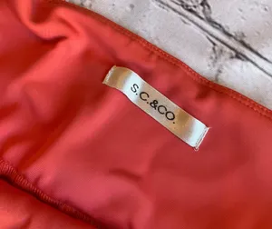 SC & Co. Skort Athletic Tennis Golf Skirt XL Red & White thumbnail 8